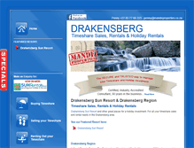 Tablet Screenshot of drakensbergtimeshare.co.za